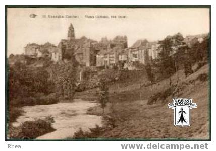 19 Uzerche - 30. Uzerche (Corrèze) - Vieux Château, vue Ouest - cpa