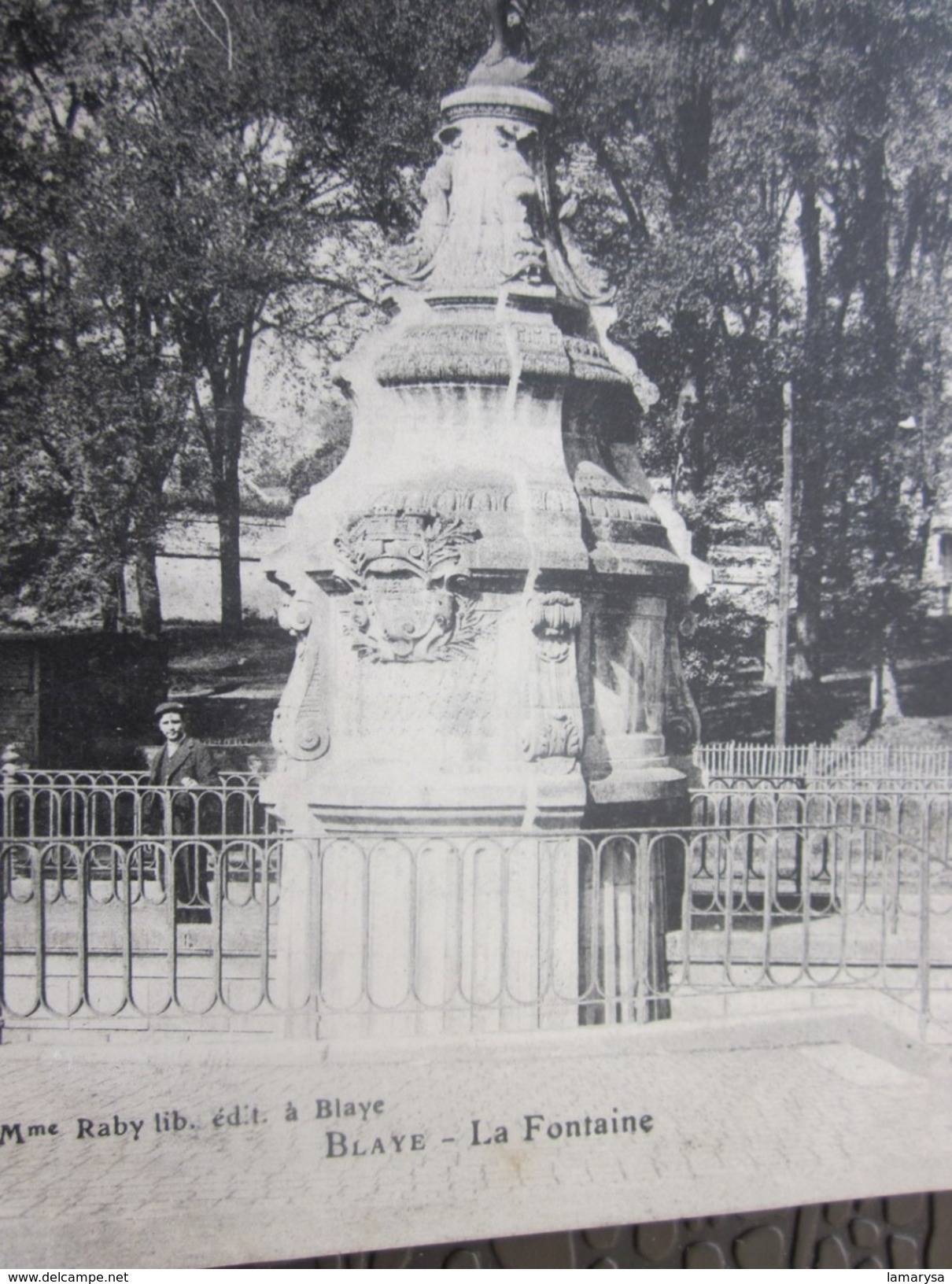 1909 CPA Blaye La Fontaine pour Labréde 33 Carte Postale  France 33 Gironde