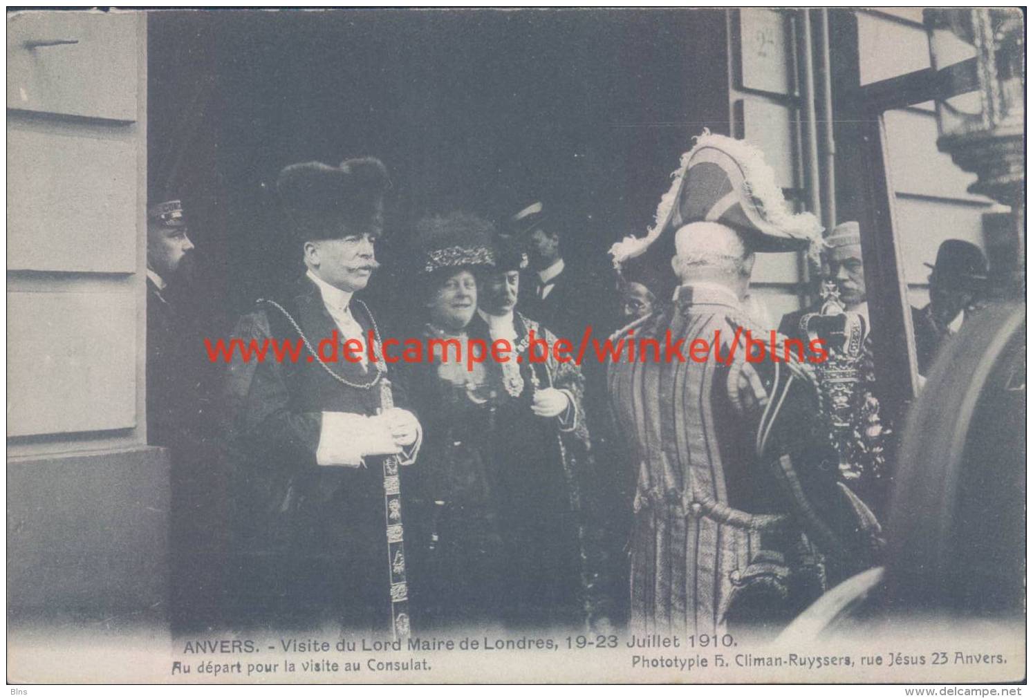 1910 Bezoek Burgemeester Londen.