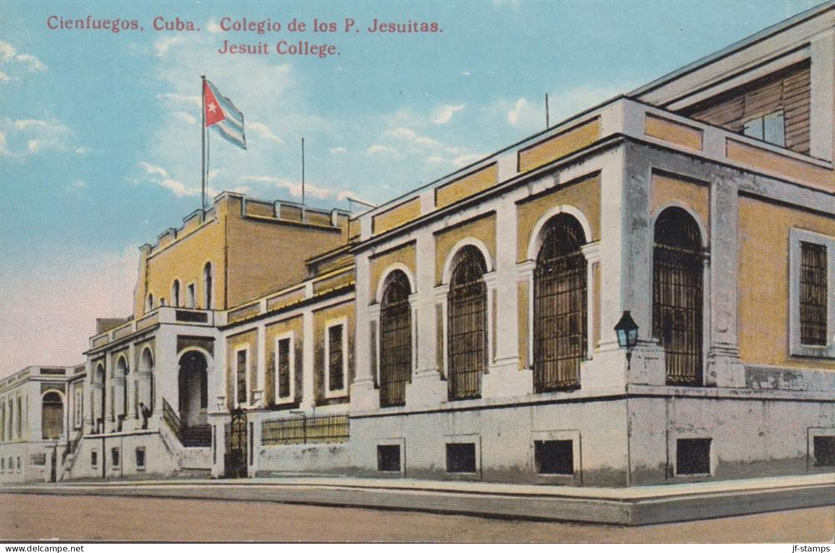 1910. CUBA. Fine Tarjeta Postal - Post Card Cienfuegos, Cuba. Colegio de los P. Jesuitas.  (Michel 5) - JF437677