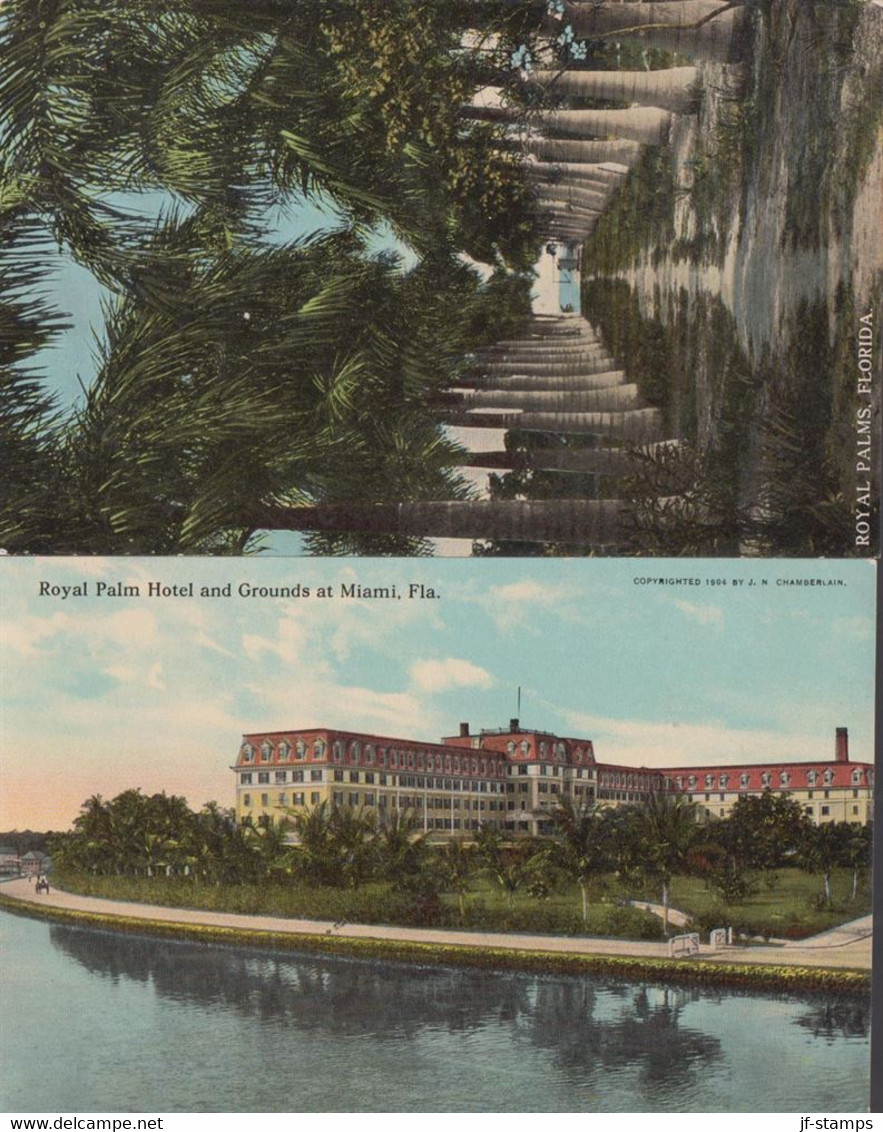 1910. USA. Royal Palm Hotel and Grounds at Miami, Fl. + ROYAL PALMS, FLORIDA.  - JF431672