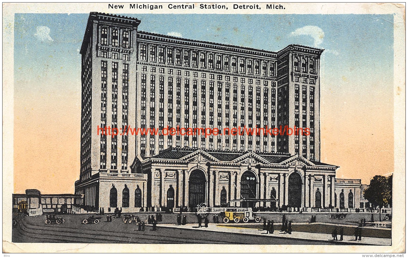 1921 New Michigan Central Station Detroit Michigan