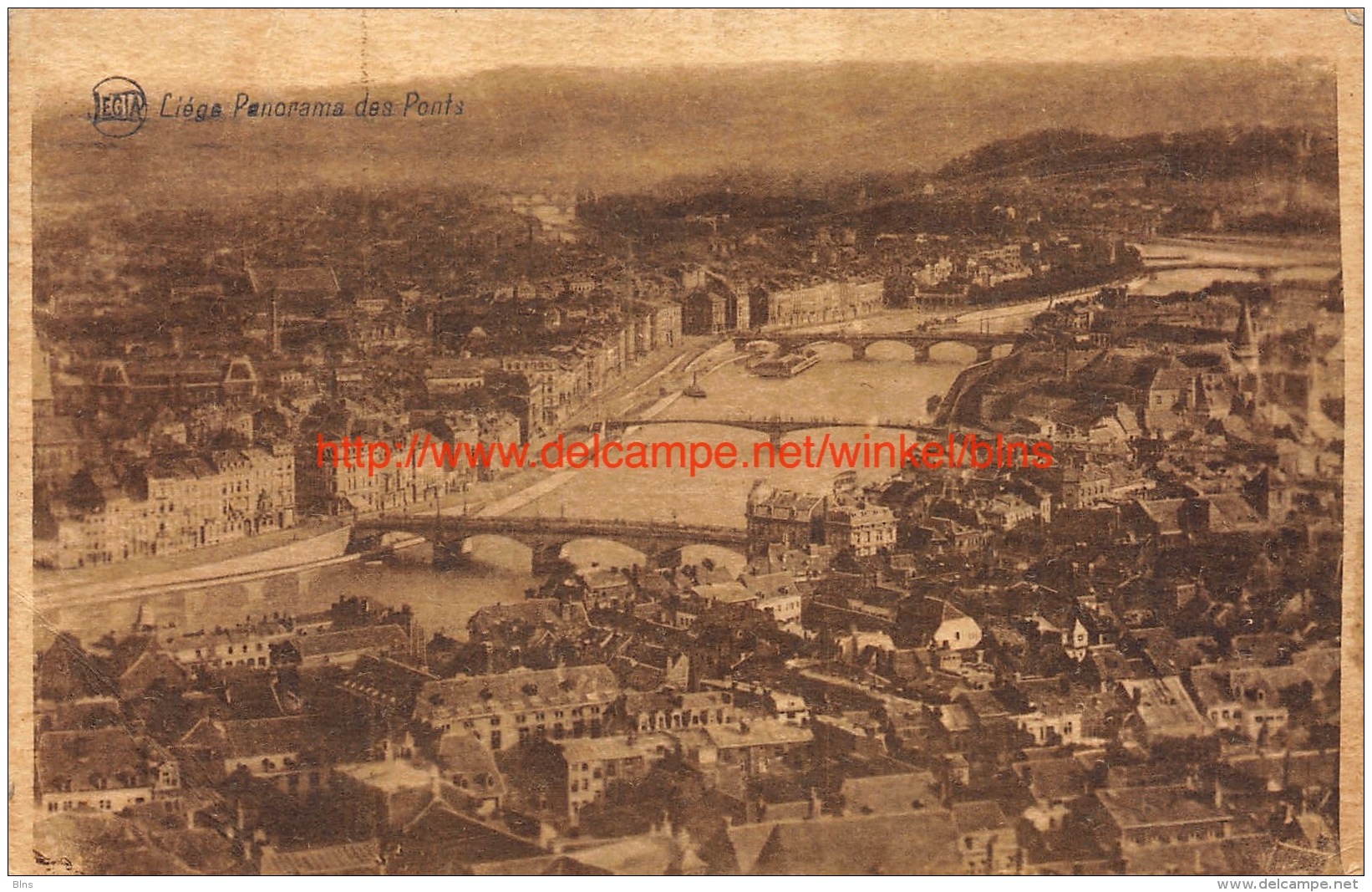 1932 Panorama des Ponts - Liege