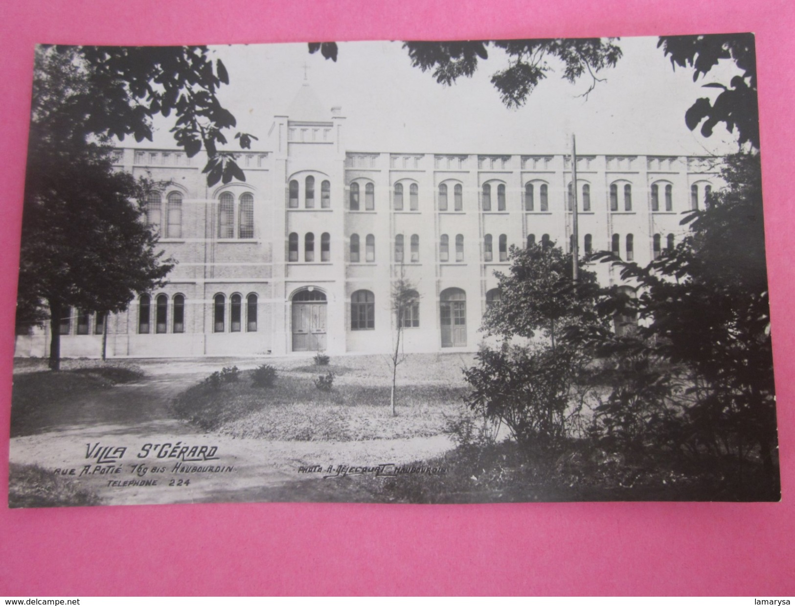 1934 CPSM de La VILLA SAINT GÉRARD     Rue Henri Potié Carte Postale  France 59 Nord  Haubourdin Metz