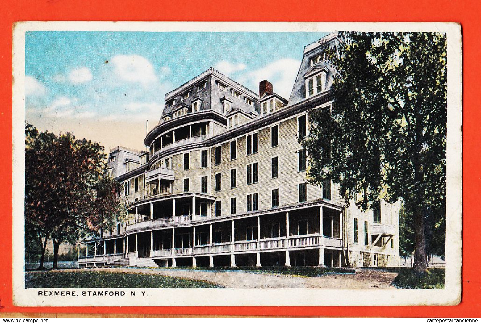 19570 ⭐ STAMFORD New-York Catskills ◉ REXMERE Hotel ◉ 1919 à CONTOUR GARNIER St-Remy Montbard (•◡•) TICHENOR Middletown