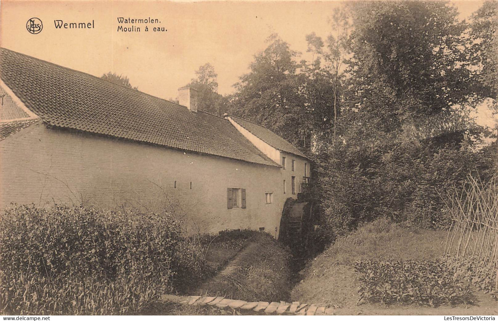 [-20%] BELGIQUE - Wemmel - Moulin à eau - Vue de derrière - Forêt - Carte postale ancienne