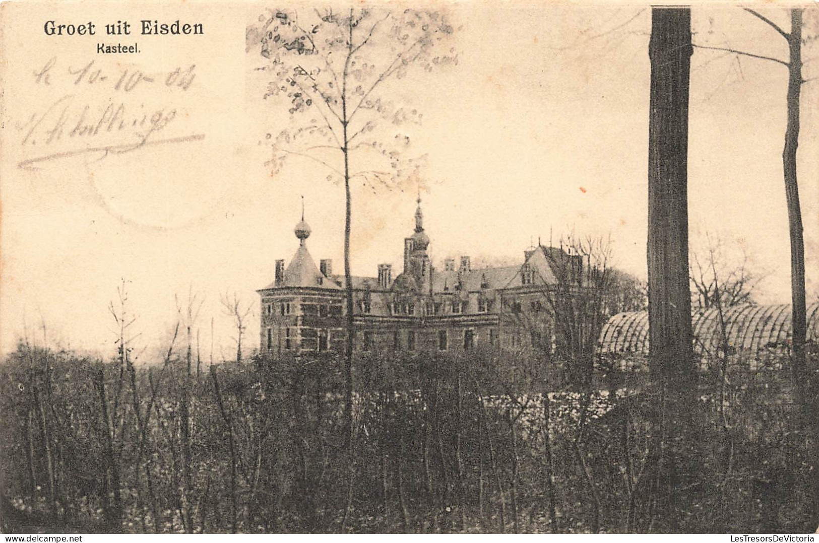 [-20%] PAYS BAS - Kasteel - Groet uit Eisden - Vue générale - Carte postale ancienne