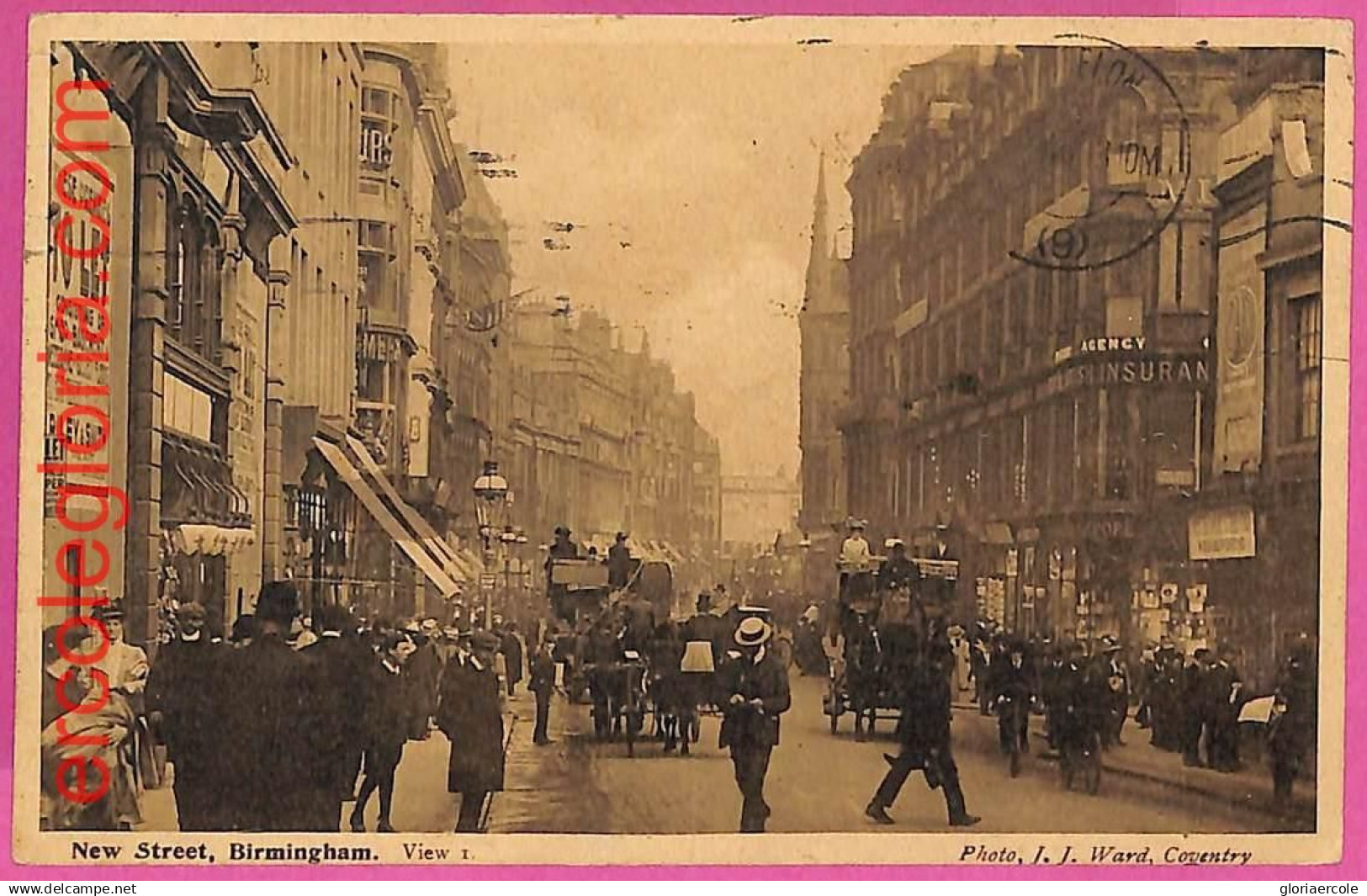 20346 - GREAT BRITAIN - VINTAGE POSTCARD - Birmingham, New Street