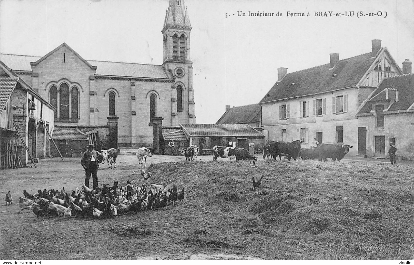 21-239 : BRAY-ET-LU. UNE FERME