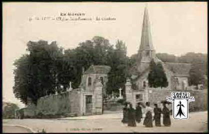 21 Saulieu - 39. SAULIEU - L'Eglise Saint-Saturnin - Le Cimetière - cpa