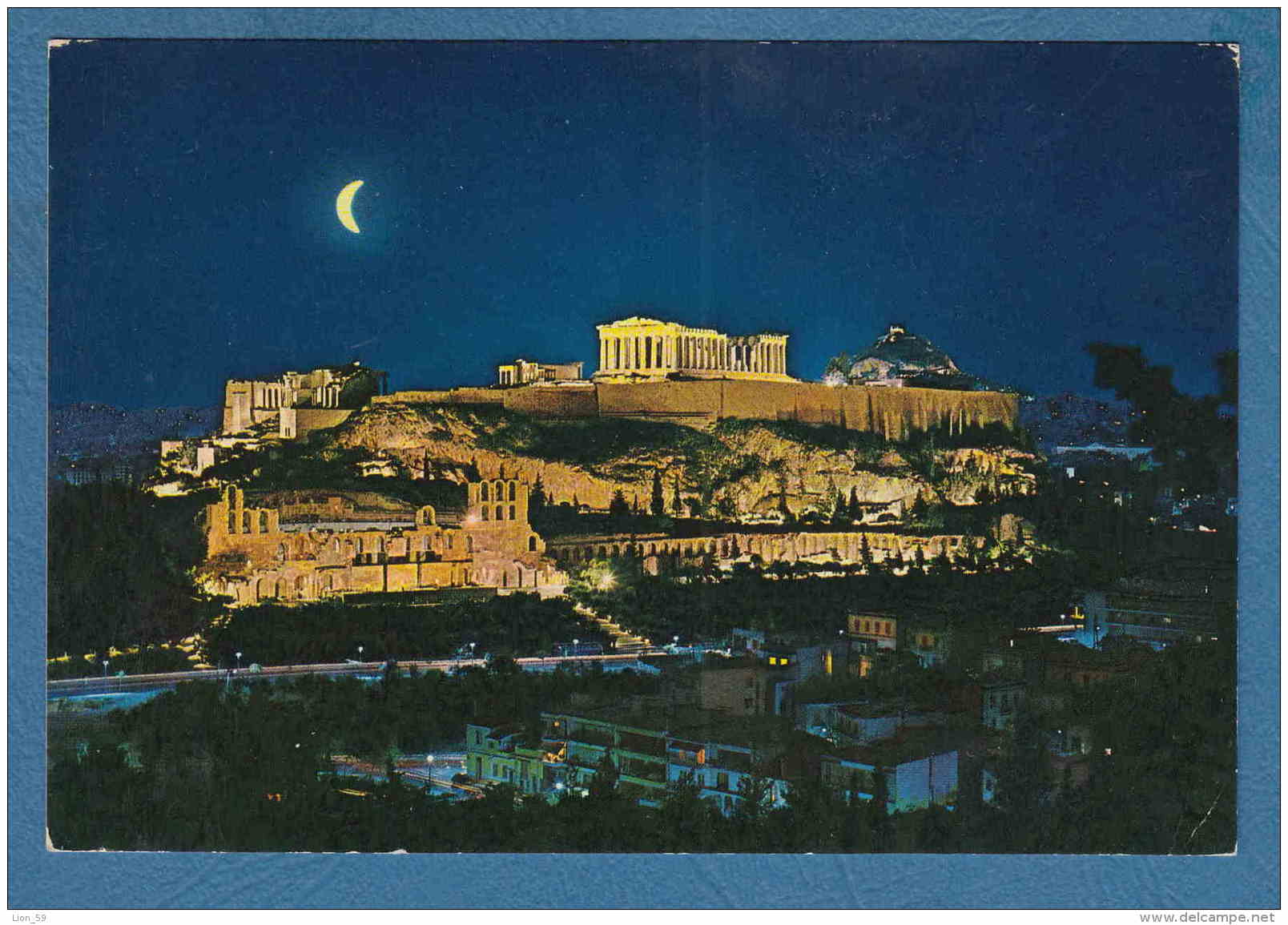 215001 /  ATENES ATHENS ATHEN ATENE - ACROPOLIS BY NIGHT , Greece Grece Griechenland Grecia