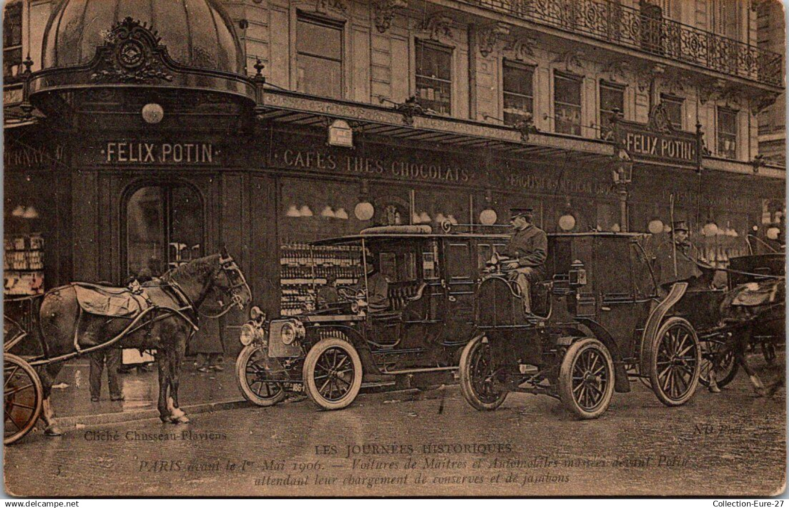 (22/02/25) 75-CPA PARIS - 2ème ARRONDISSEMENT - BOULEVARD SEBASTOPOL - MAGASIN FELIX POTIN