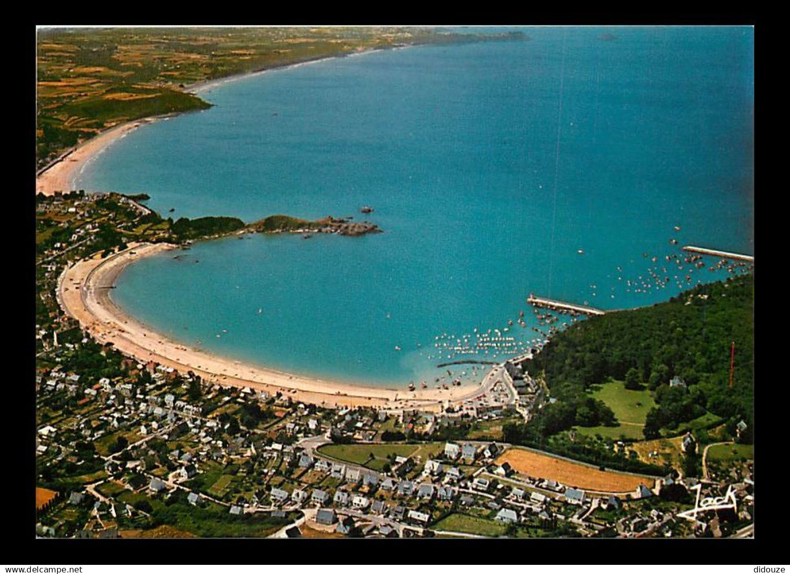 22 - Erquy - Vue Générale aérienne - Flamme Postale de Erquy - CPM - Voir Scans Recto-Verso