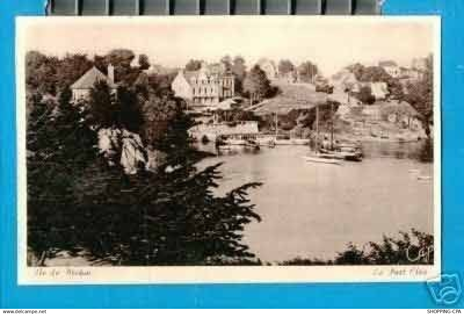 22 - ILE DE BREHAT - VUE SUR LE PORT CLOS