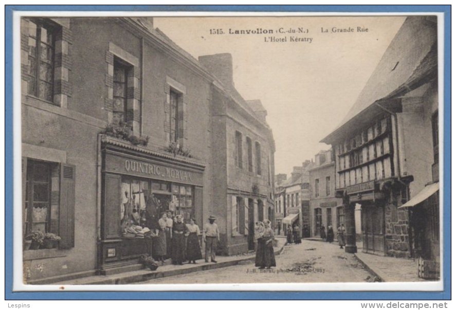 22 - LANVOLLON --  La grande rue