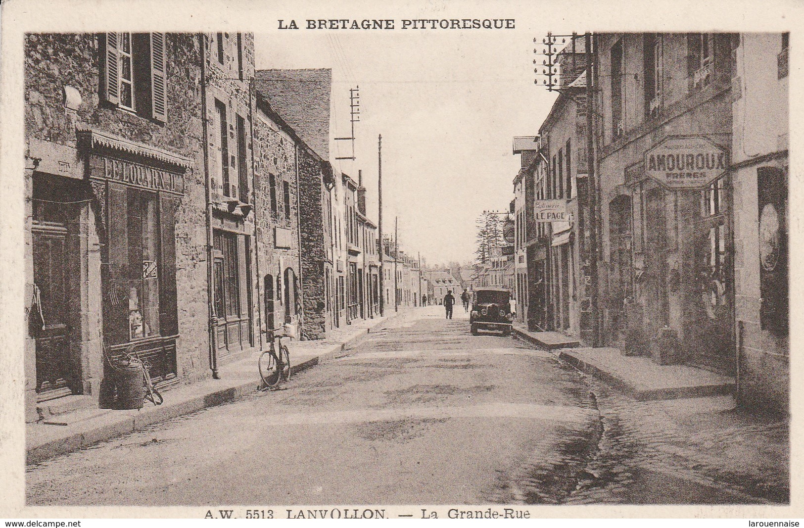 22 - LANVOLLON - La Grande Rue