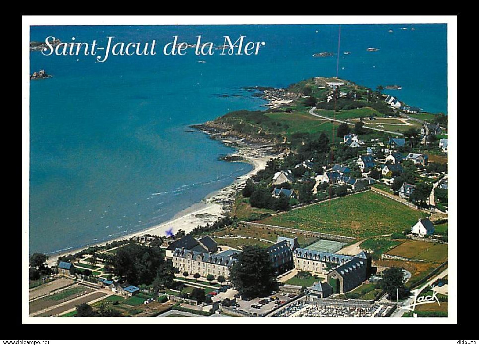 22 - Saint Jacut de la Mer - Vue générale de l'abbaye - Vue aérienne - CPM - Voir Scans Recto-Verso