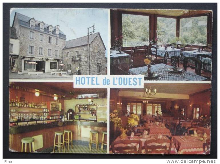 22 Saint-Nicolas-du-Pélem - multi vue hotel restaurant salle a manger carte pub bar - cpsm -  /  D22D  K22321K  C22321C