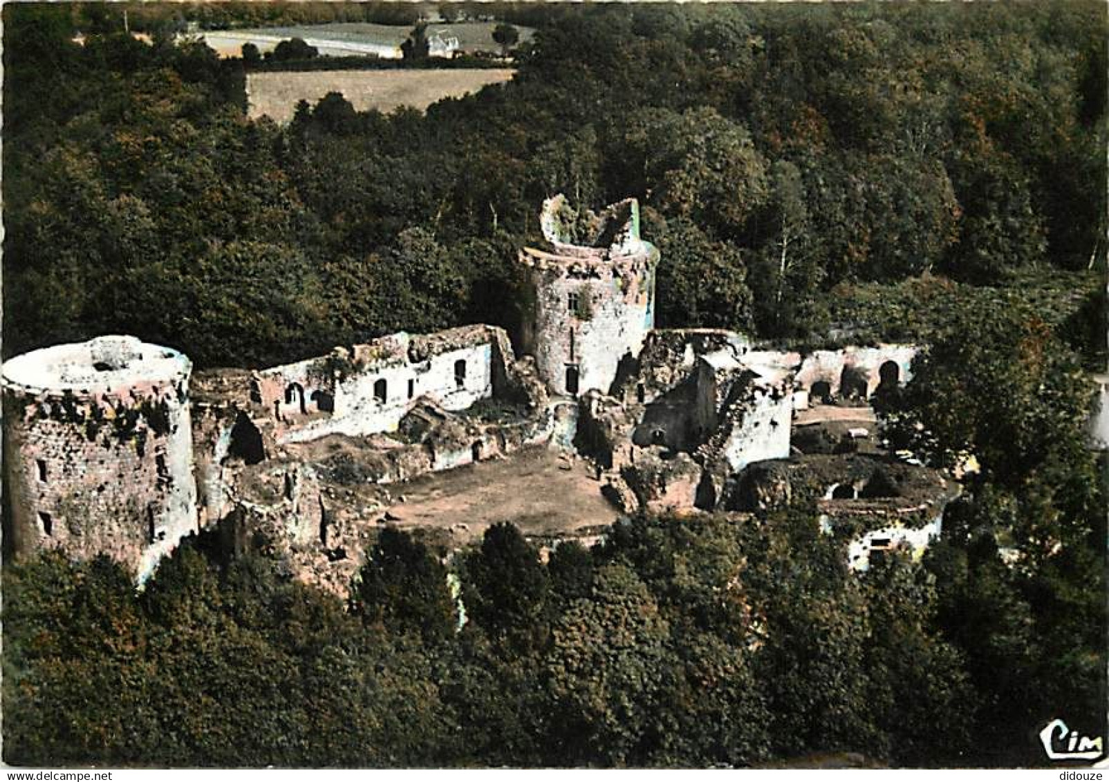 22 - Tonquédec - Les ruines du château - Vue aérienne - CPM - Voir Scans Recto-Verso