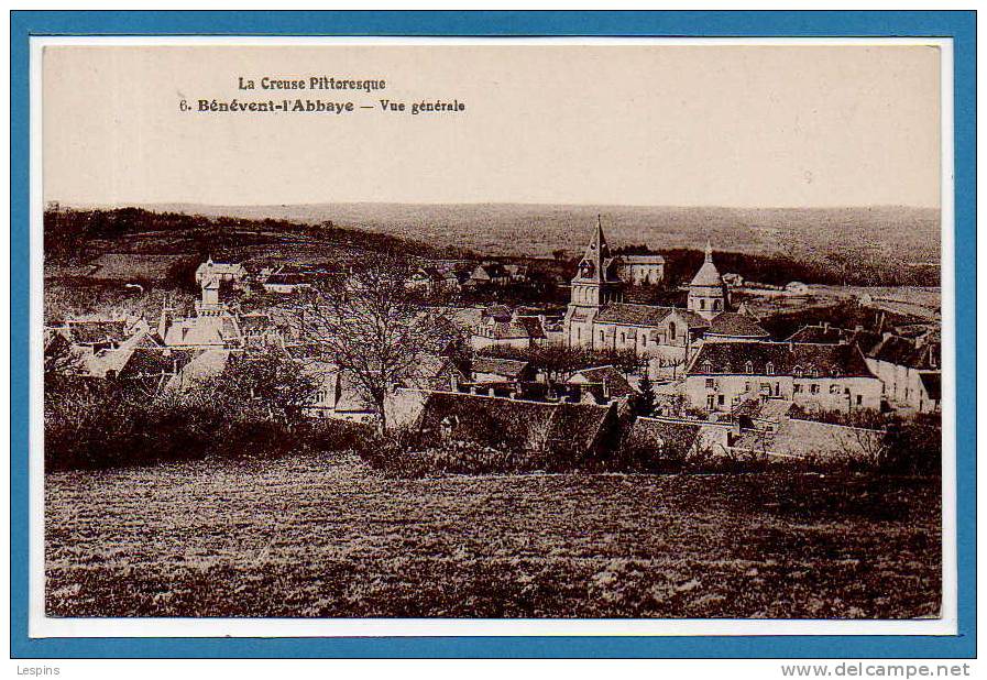 23 - BENEVENT L'ABBAYE --  Vue générale