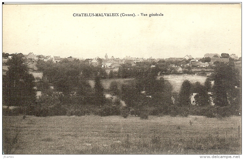 23 - CHATELUS-MALVALEIX - Vue générale