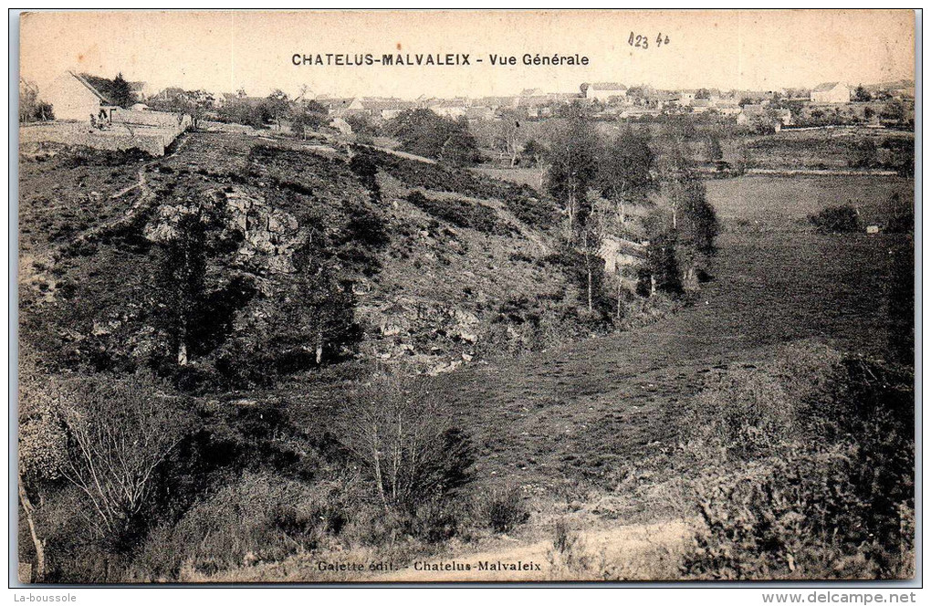 23 CHATELUS MALVALEIX - Vue générale