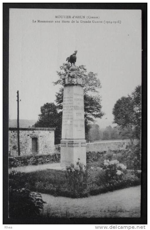 23 Moutier-d'Ahun monument aux morts D23D K23001K C23138C RH031126