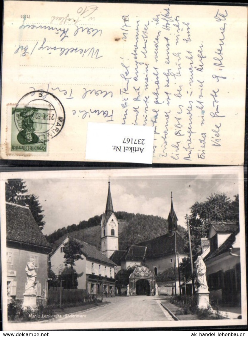 237167,Maria Lankowitz b. K&ouml;flach Stra&szlig;enansicht Kirche