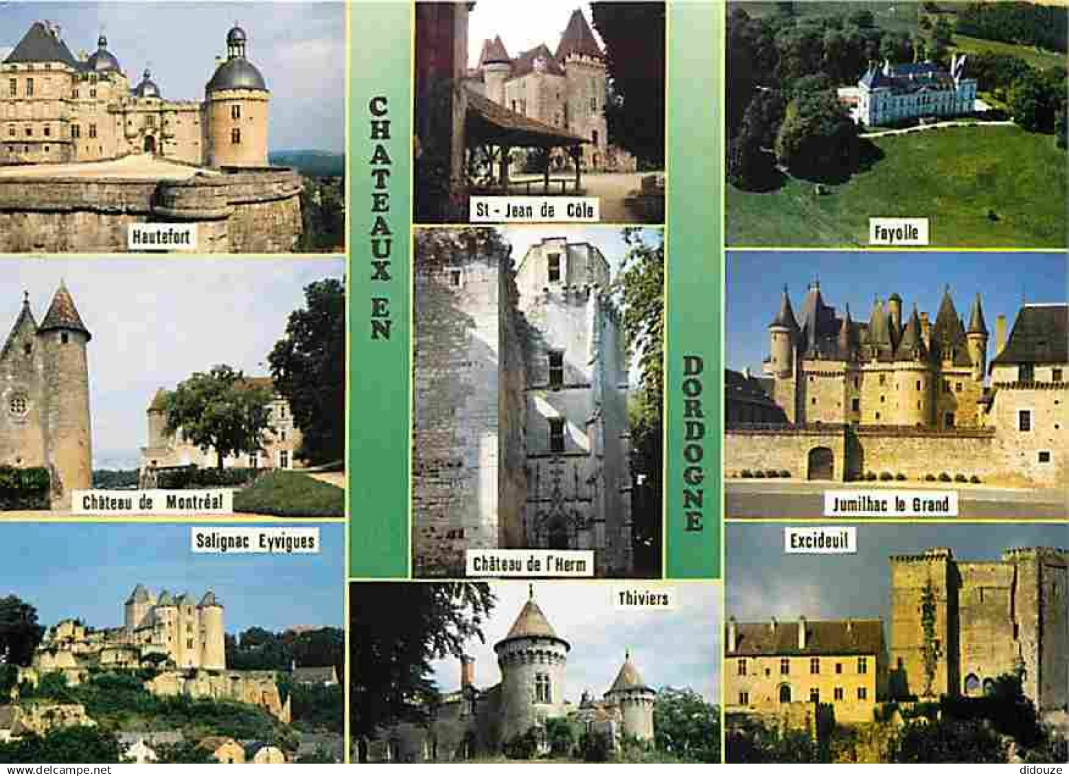 24 - Dordogne - Chateaux en Dordogne - Multivues - CPM - Voir Scans Recto-Verso