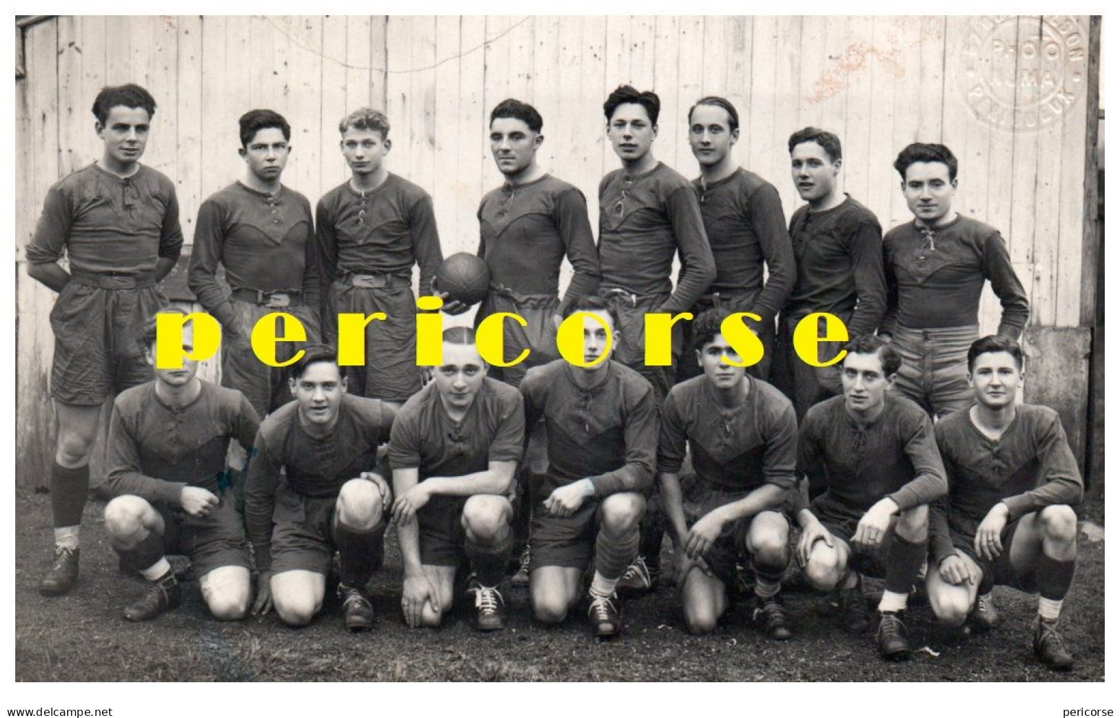 24  Périgueux  Equipe de Rugby (carte photo)