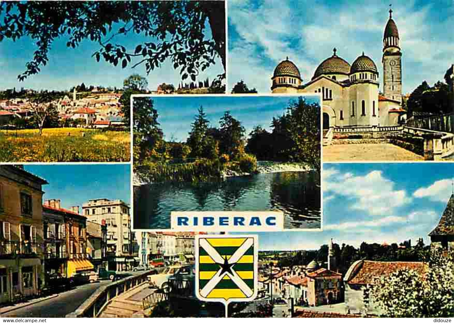 24 - Riberac - Multivues - Blasons - CPM - Voir Scans Recto-Verso