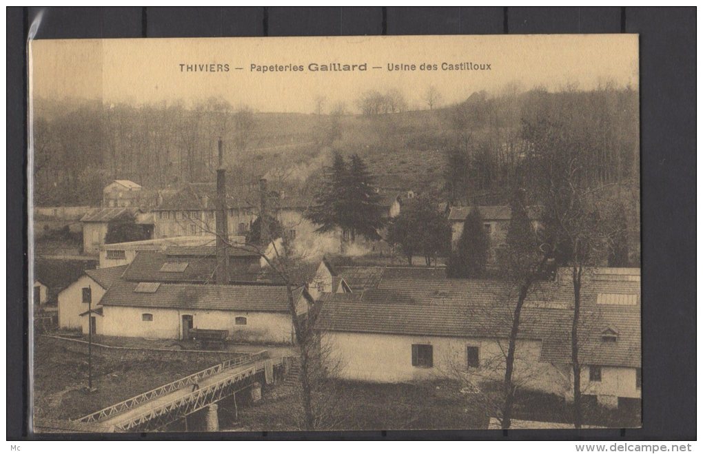 24 - Thiviers - Papeteries Gaillard - Usine des Castilloux