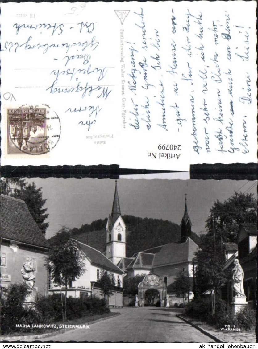 240799,Maria Lankowitz Stra&szlig;enansicht Kirche