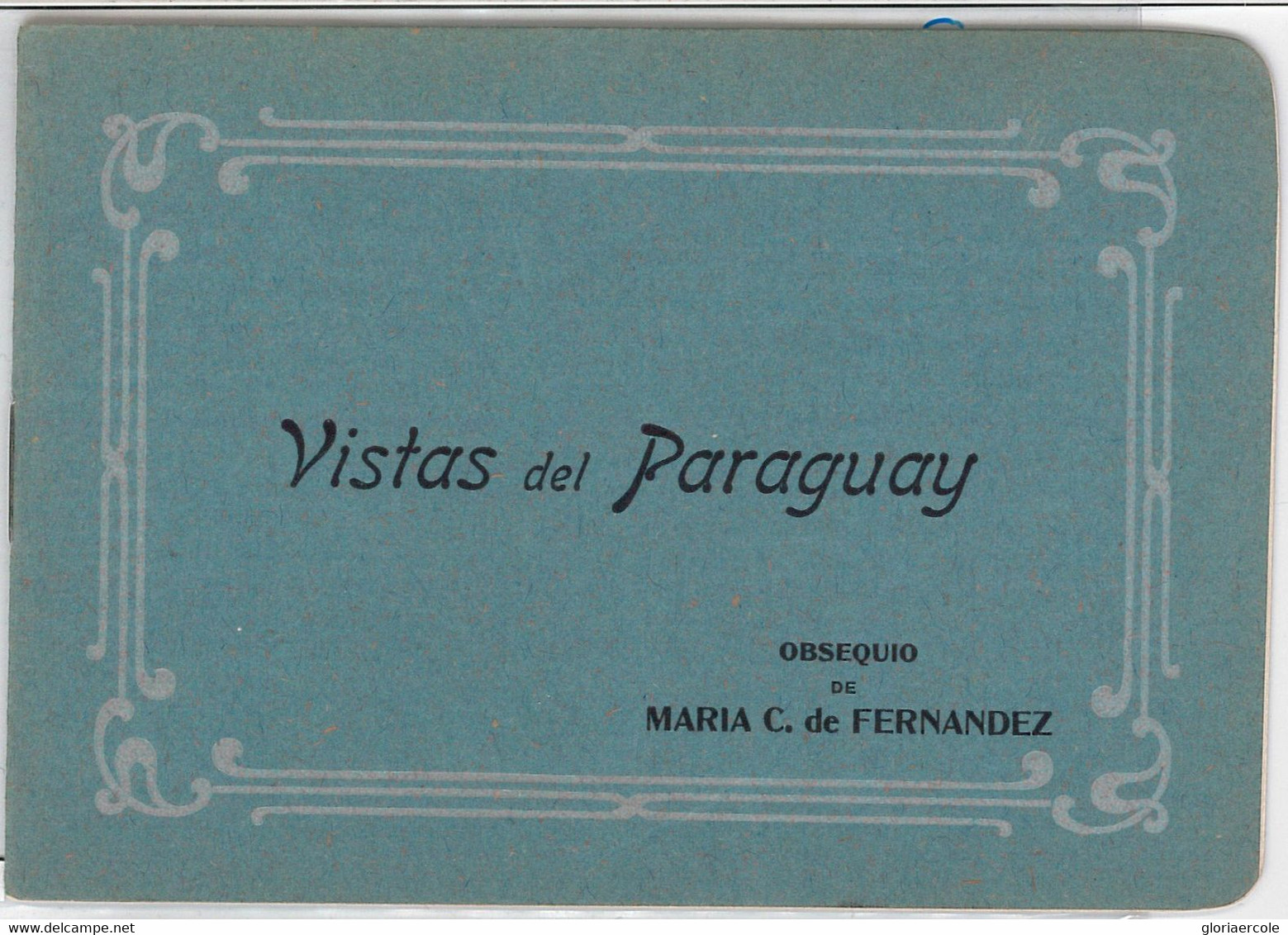 24720 - PARAGUAY - Vintage Postcard - ADVERTISING BOOKLET with VIEWS - Ñandutí L