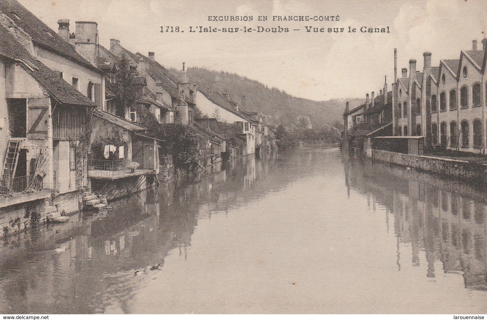 25 - L' ISLE SUR LE DOUBS - Vue sur le Canal