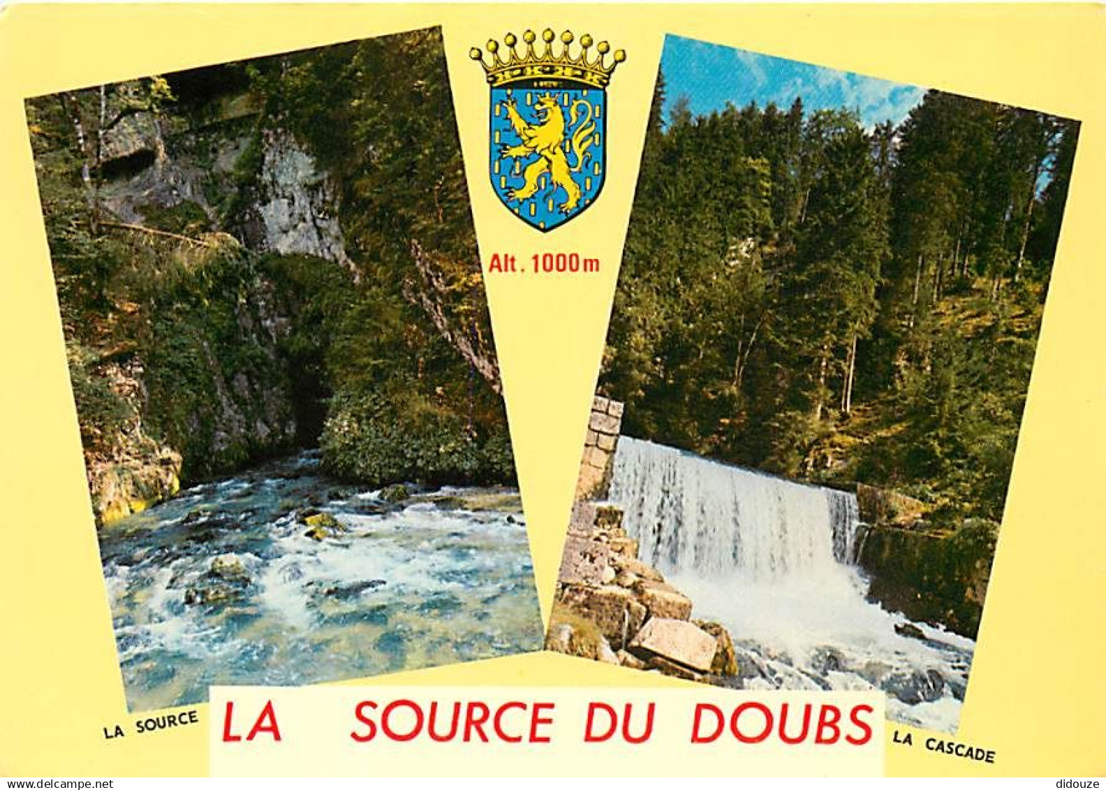 25 - Mouthe - La Source du Doubs - Multivues - Blasons - CPM - Voir Scans Recto-Verso