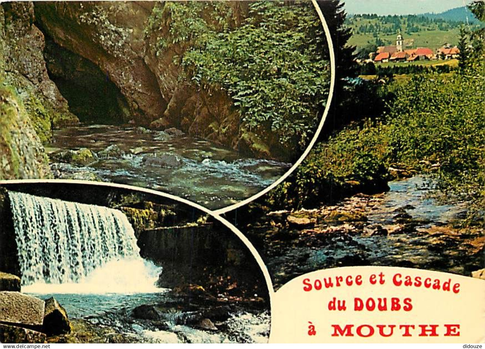 25 - Mouthe - Source et Cascade du Doubs - Multivues - CPM - Voir Scans Recto-Verso