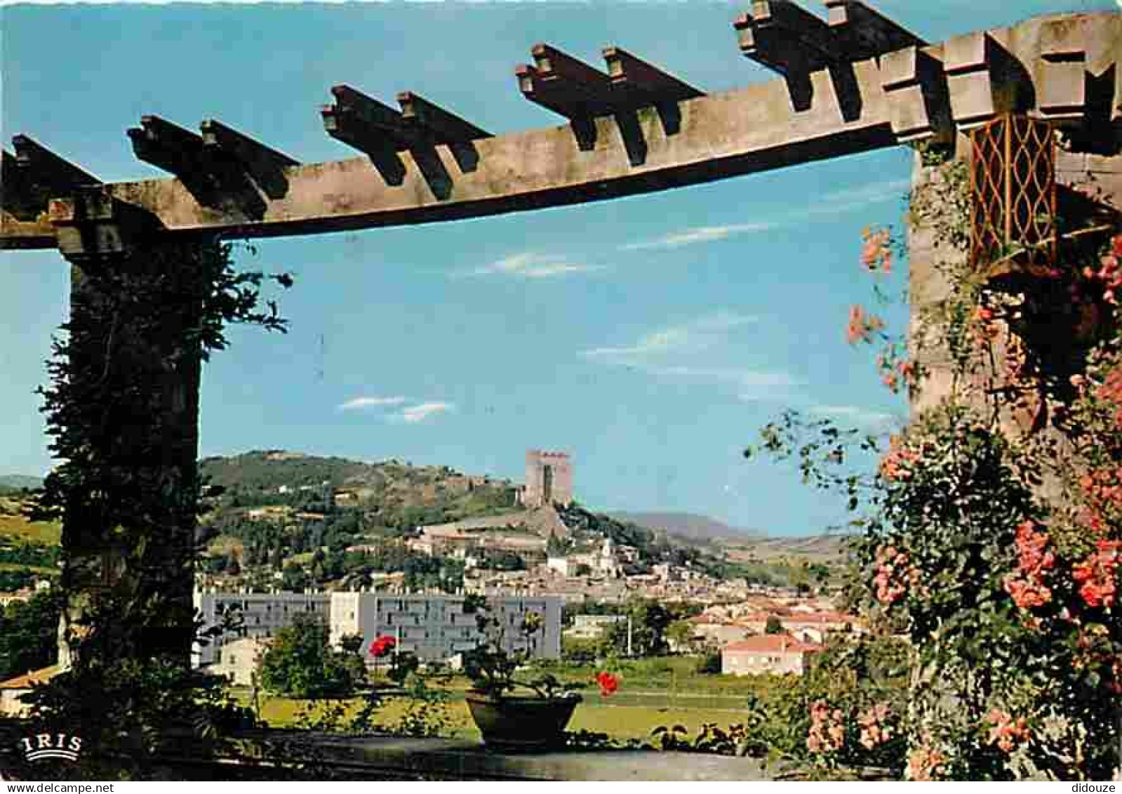 26 - Crest - Vue Générale - Fleurs - Flamme Postale de Crest - CPM - Voir Scans Recto-Verso