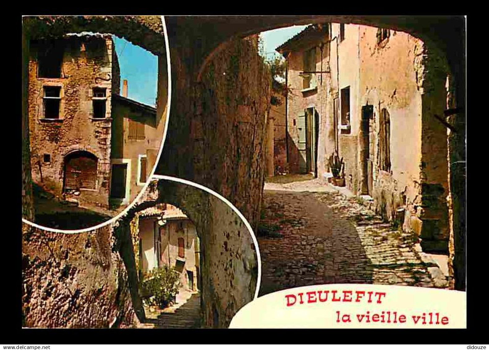 26 - Dieulefit - La vieille ville - Multivues - Flamme Postale de Dieulefit - CPM - Voir Scans Recto-Verso