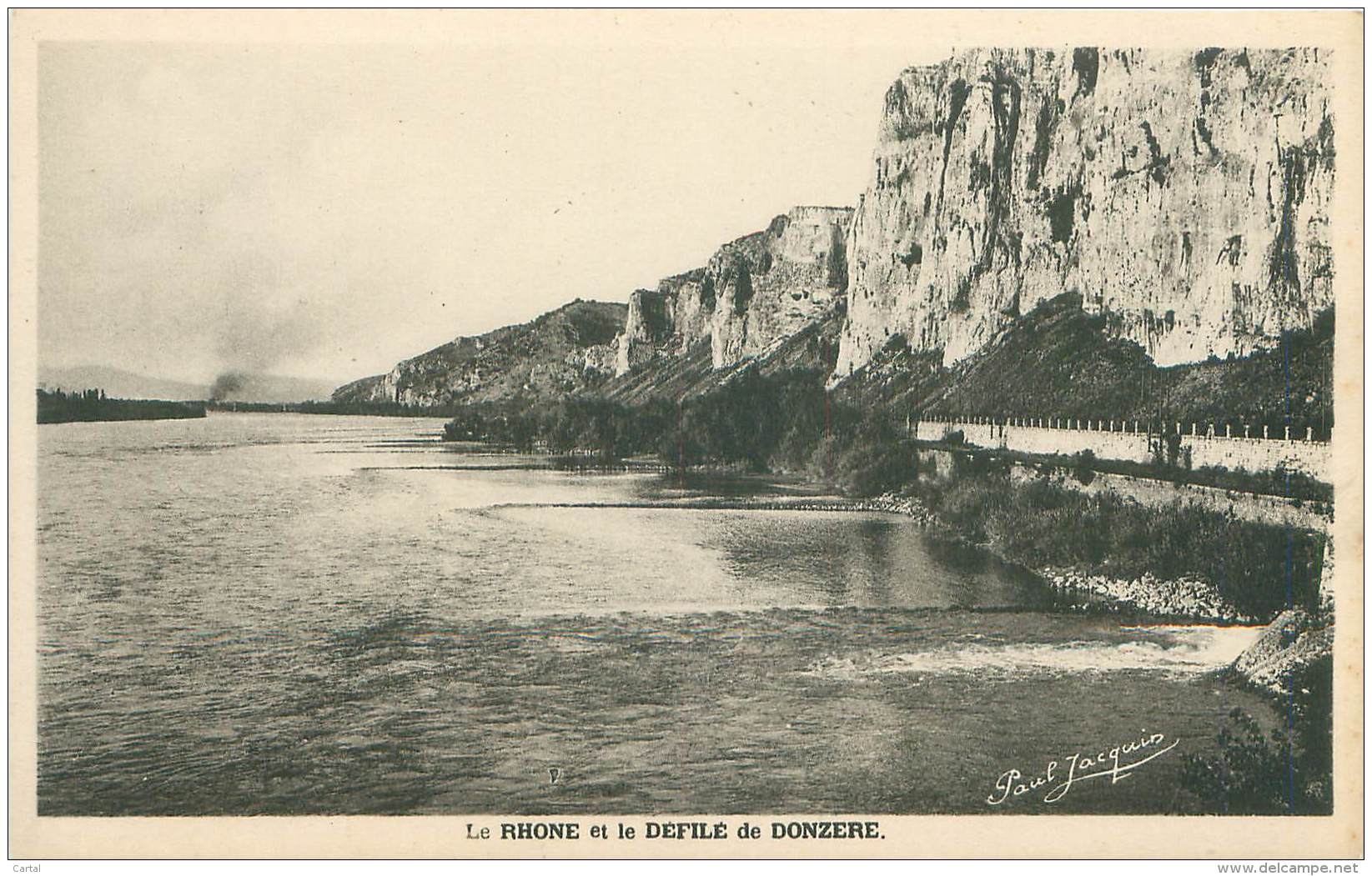 26 - Le RHONE et le DEFILE de DONZERE