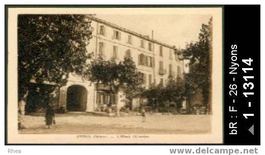 26 Nyons - hotel colombet - sépia