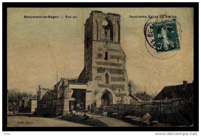 27 Beaumont-le-Roger eglise D27D K27051K C27051C RH093874