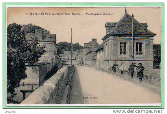 27 - BEAUMONT le ROGER --  Pont aux CHèvres