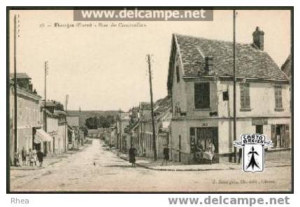 27 Dangu - 25 - Dangu (Eure) - Rue de Courcelles - cpa