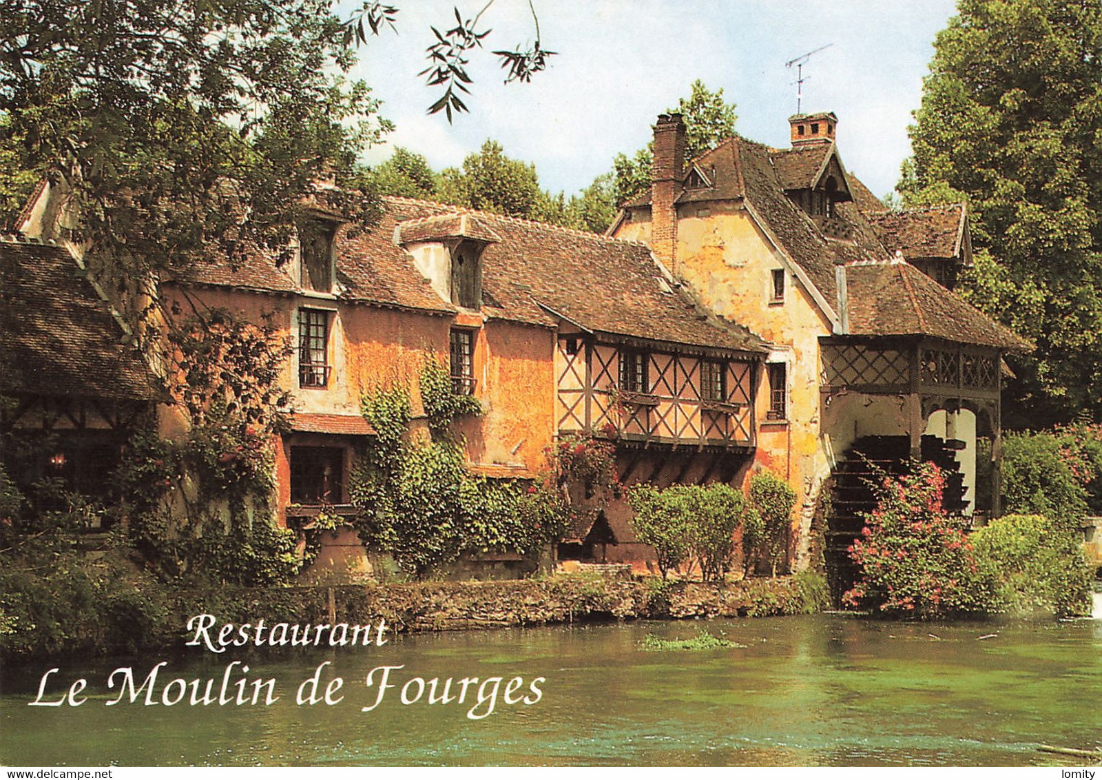 27 Fourges restaurant le moulin de Fourges CPM