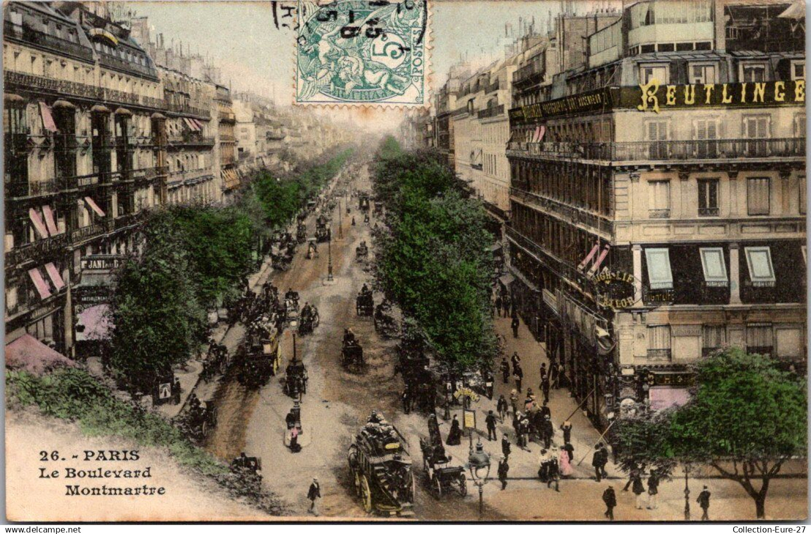 (28/11/24) 75-CPA PARIS - 2-9ème ARRONDISSEMENT - LE BOULEVARD MONTMARTRE