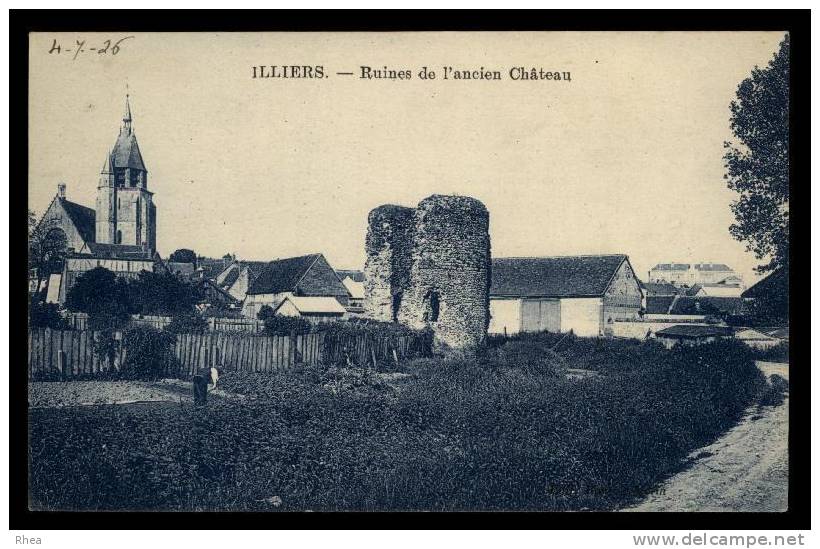 28 Illiers-Combray chateau ruine D28D K28196K C28196C RH092271