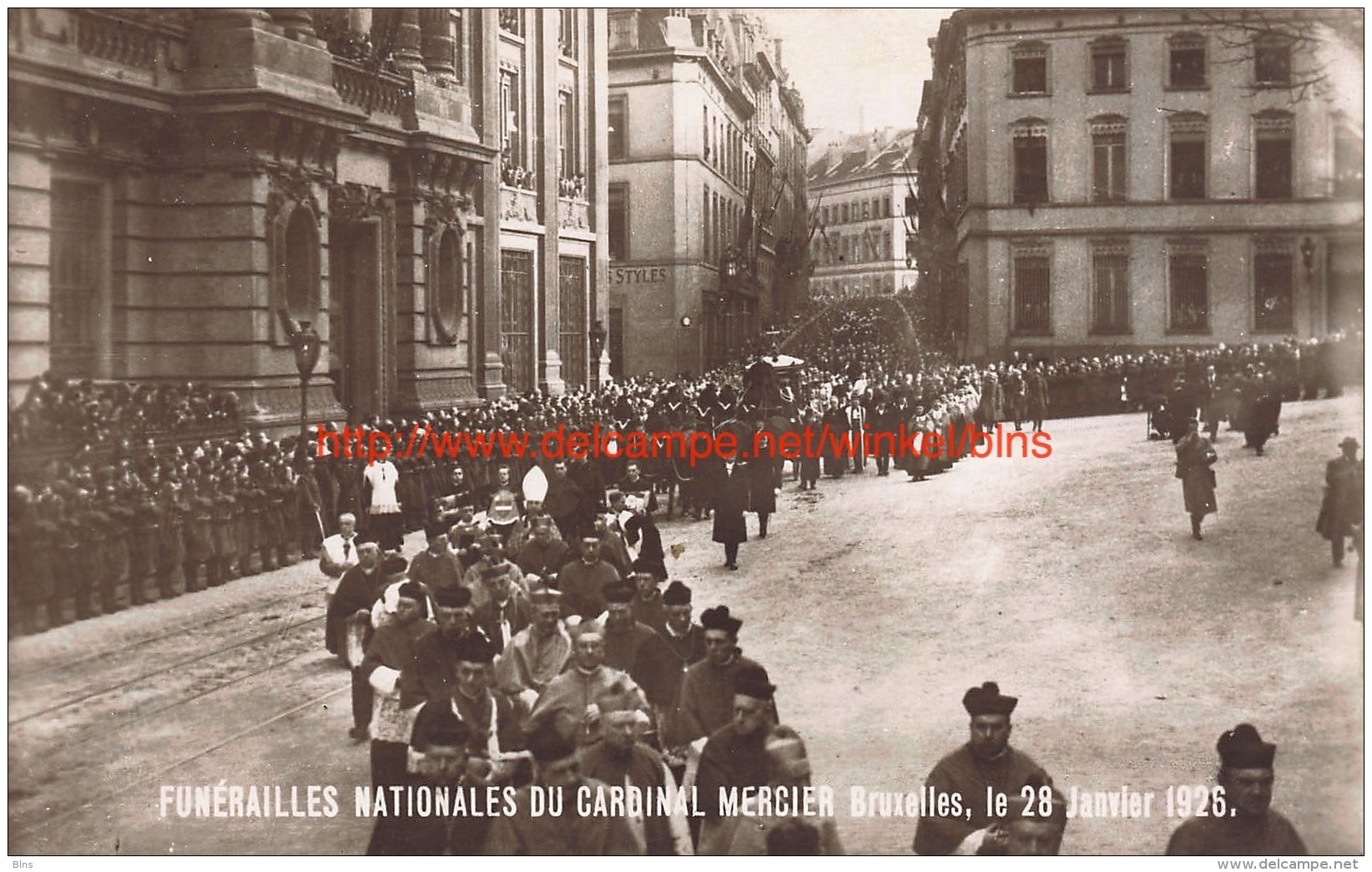 28 Janvier 1926 - Funerailles Cardinal Mercier