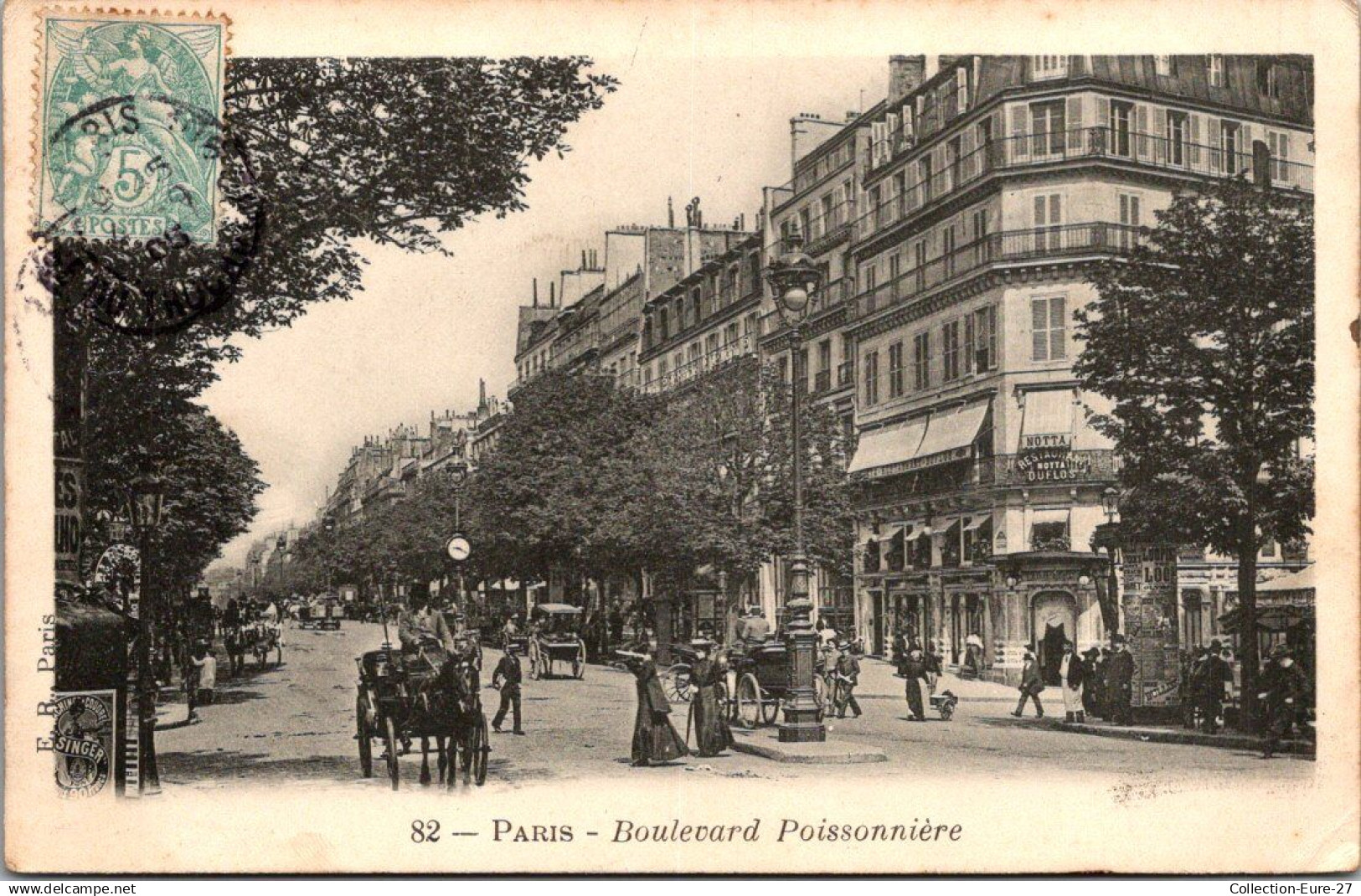 (*29/10/24) 75-CPA PARIS - 9ème ARRONDISSEMENT - BOULEVARD POISSONNIERE