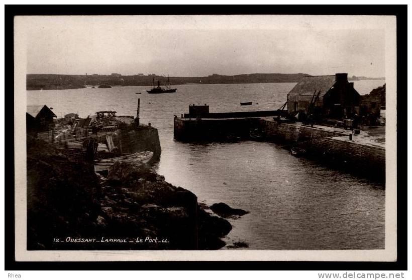 29 Ouessant 12 OUESSANT LAMPAUL - Le Port port lampaul D29D K29155K C29155C RH005832